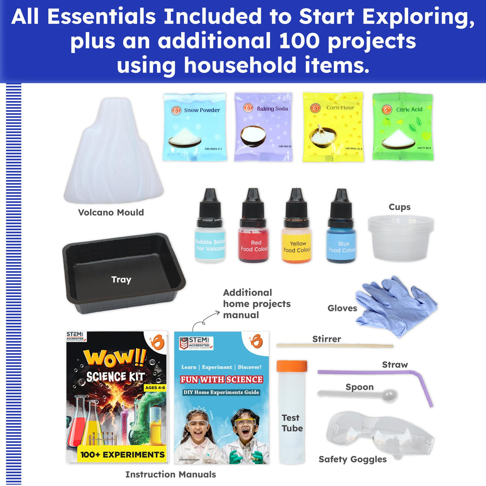 Butterfly EduFields Wow Science Kit: illustrated manual guides young scientists