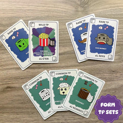 Butts in Space family game night visuals promote quick, easy rounds.