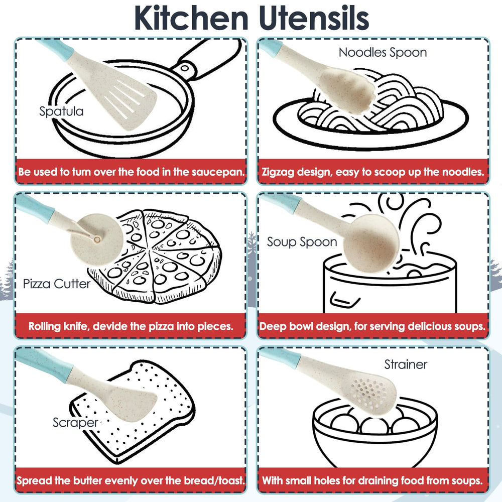 Buyger kitchen utensils promote hands‑on cooking and fine motor skills.