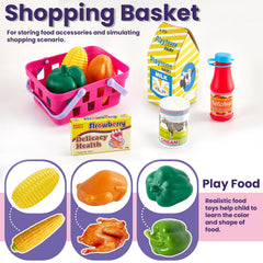 Buyger supermarket role play scene for social storytelling