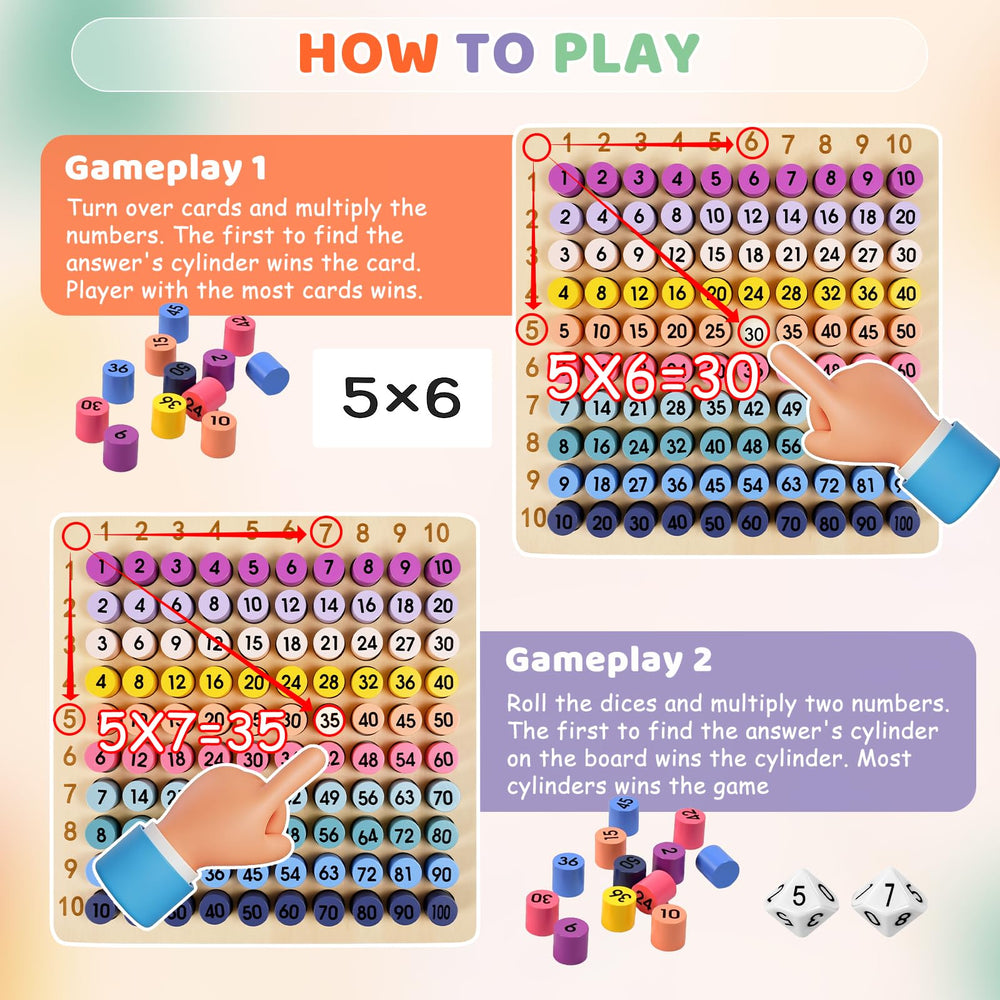 BUZIFU colorful number tiles support early math skill development.