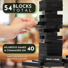 Buzzed Blocks with hilarious commands sparks social interaction and shared laughs.