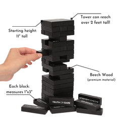 Buzzed Blocks portable-box makes it easy to bring the game to events.