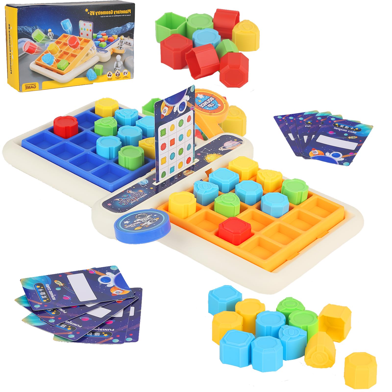 Bvrocio pop-up speed puzzle board game in action, quick thinking on display.