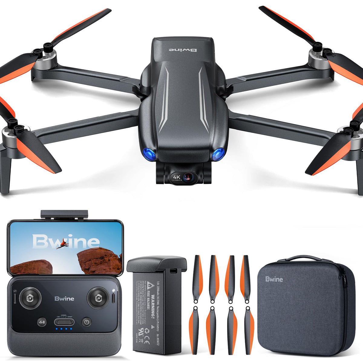 Bwine F7MINI compact drone design ideal for travel and daily use