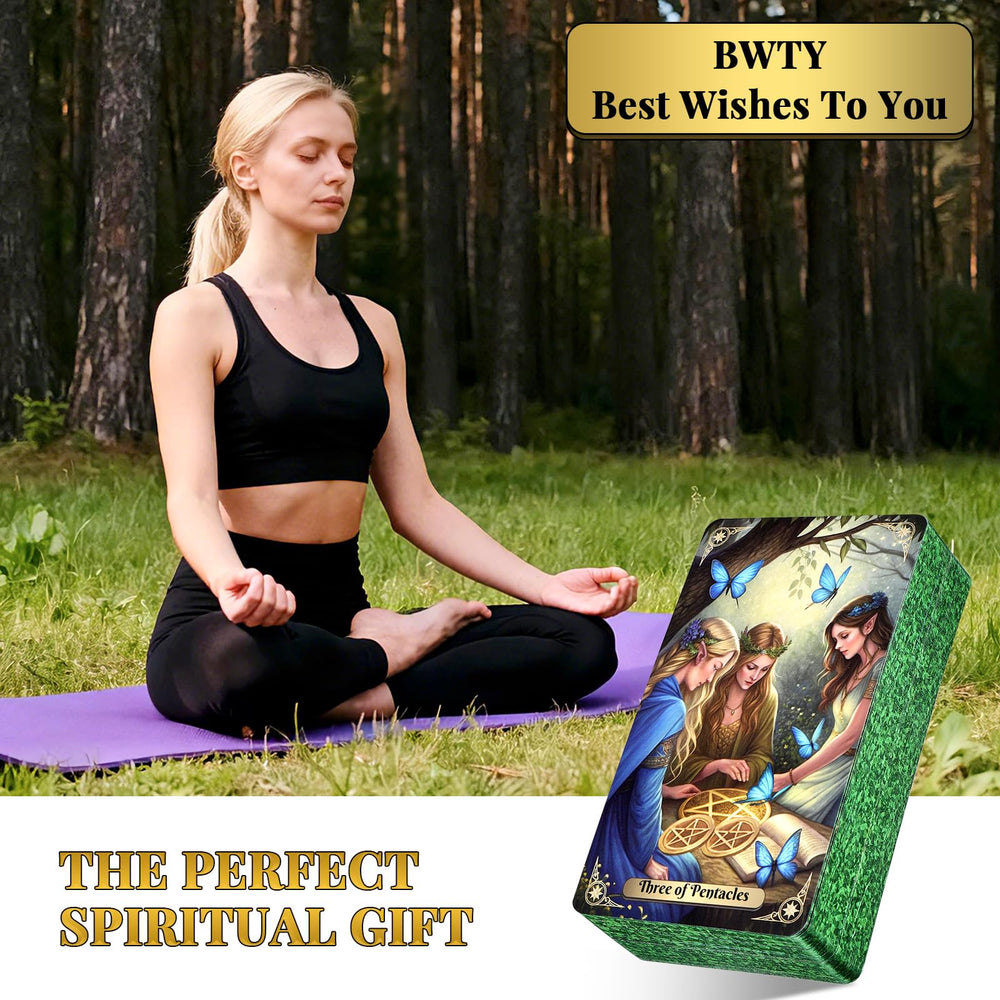 BWTY Complete 78-card deck invites intuitive exploration of the fairy realm.