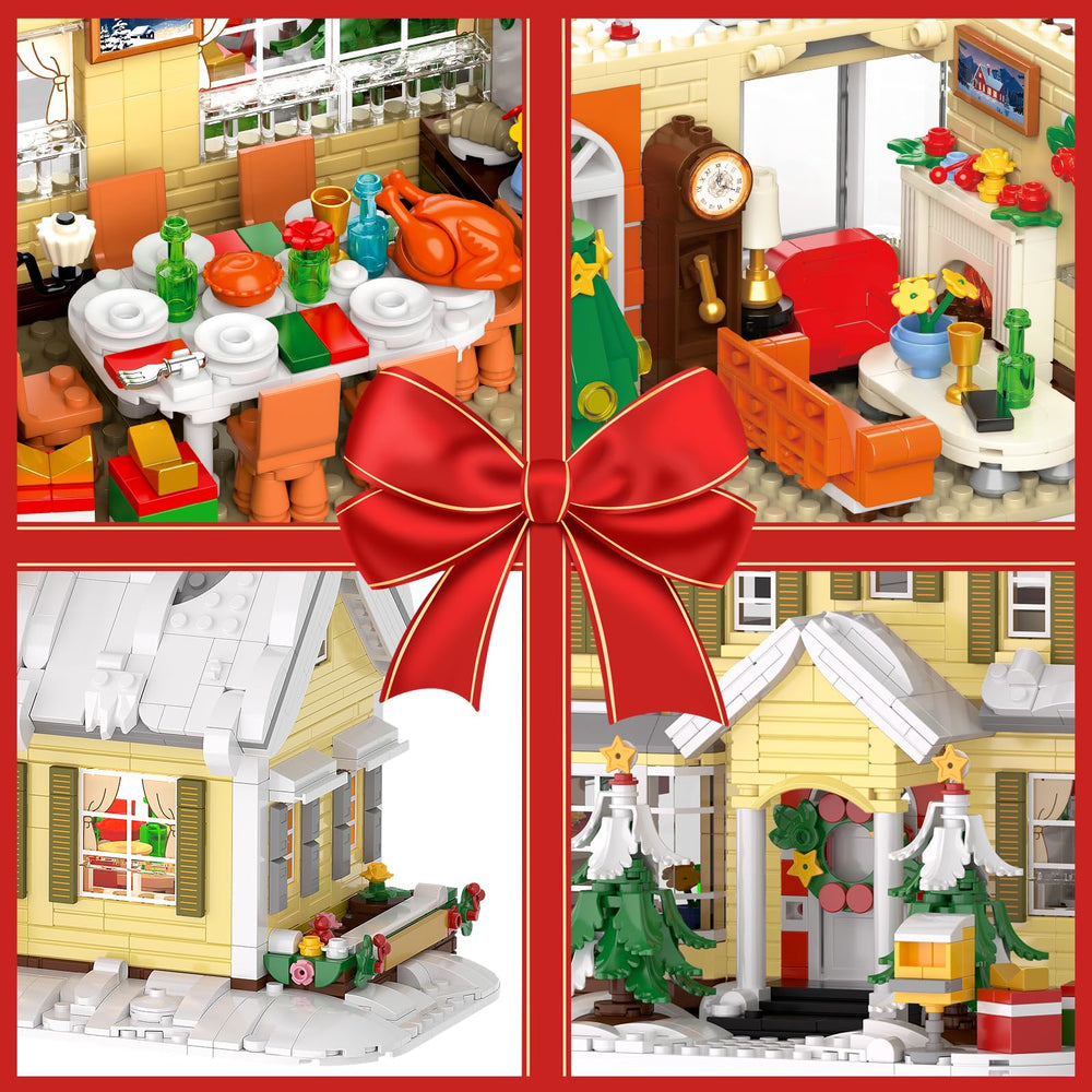 BX BRAVLEXO festive decor elements add lifelike holiday charm to any table.