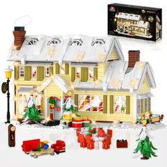 BX BRAVLEXO premium Christmas house parts for festive shelf display.