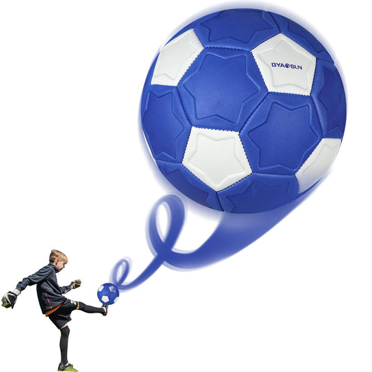 BYAOSUN Curve Soccer Ball Size 4 curved design enabling precise kicks.