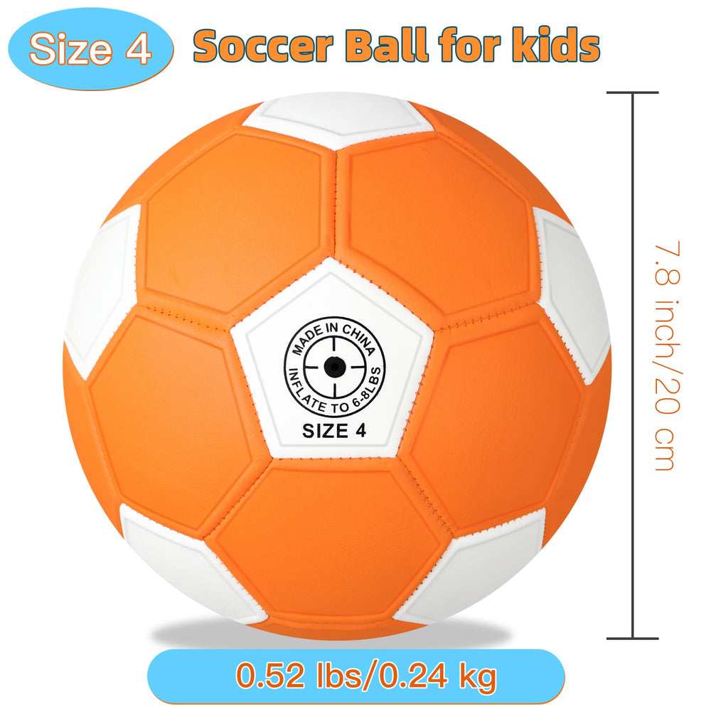 BYAOSUN Curve Soccer Ball Size 4 safe for walls during indoor practice