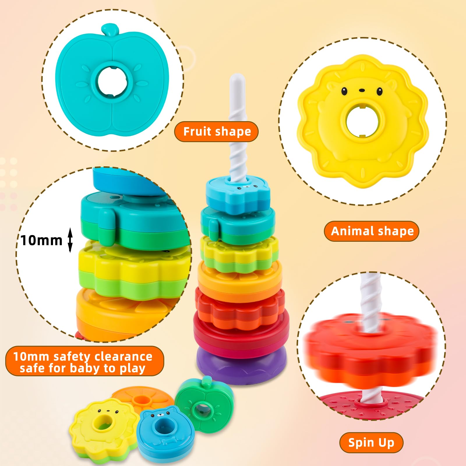 BYFWH ergonomic, safe ABS construction ensures comfortable, worry-free handling for toddlers.