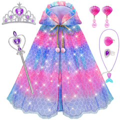 BYHTTKIGM princess dress set with rainbow horse theme for imaginative play