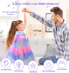 BYHTTKIGM snowflake frozen princess outfit with sparkling detail