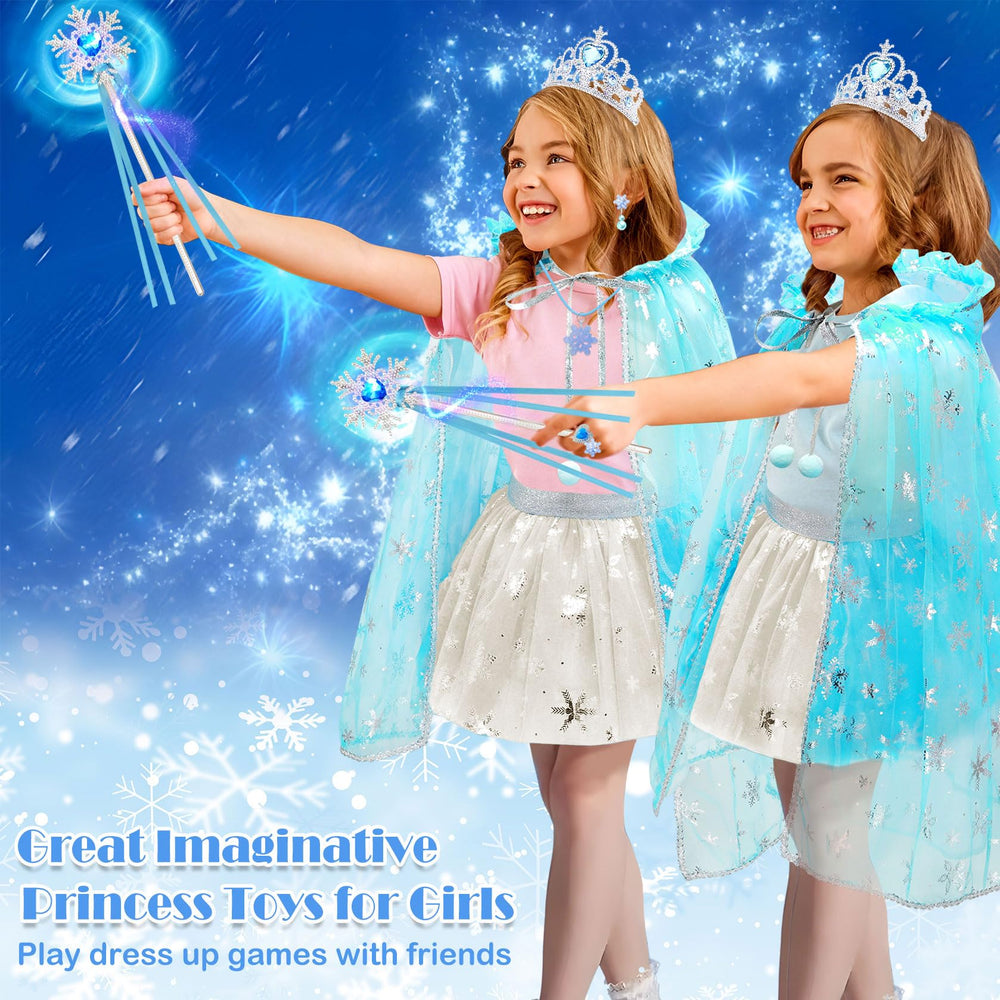 BYHTTKIGM wand, ear clips, and rings complete princess accessories