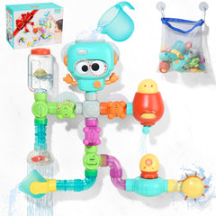 BYKASIST bath toy assembly encourages creative water play and learning