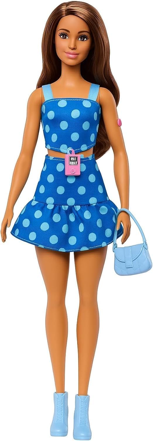 BYO CARE Diabetes Doll screen view with CGM app for pretend glucose tracking during play.