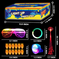 BYONEBYE 6 flashing glasses offer three modes to match mood