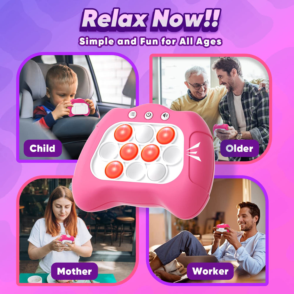 Portable Byserten handheld game toy with ergonomic grip