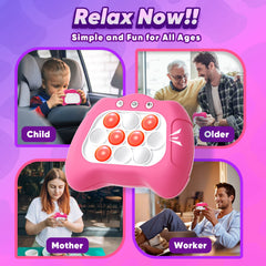 Portable Byserten handheld game toy with ergonomic grip