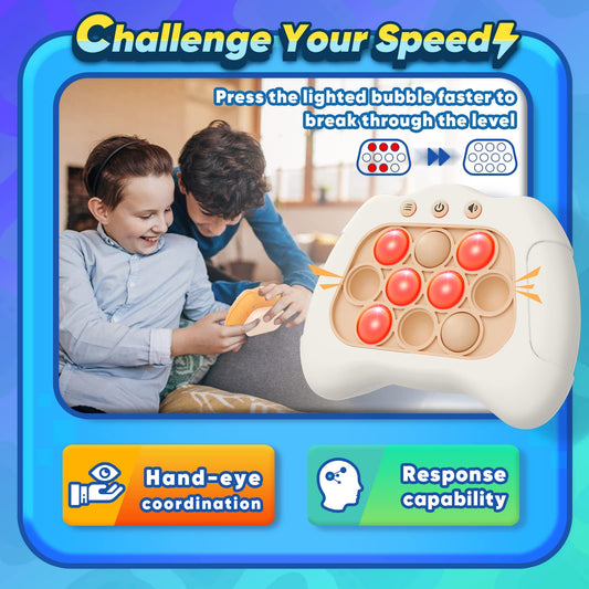Byserten handheld game light-up display for interactive learning