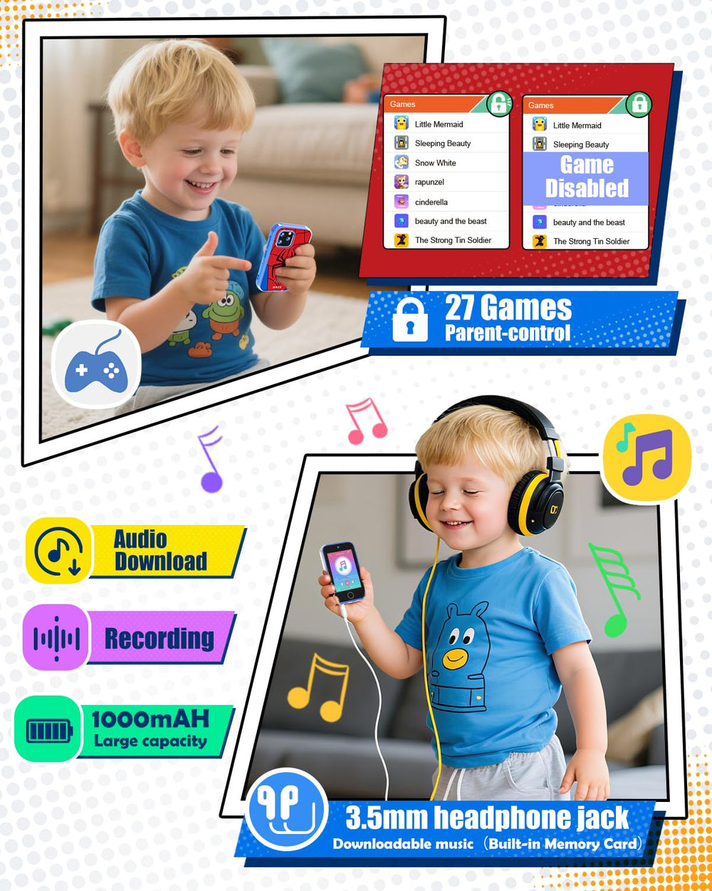 Byserten MP3 player enables offline music during playtime
