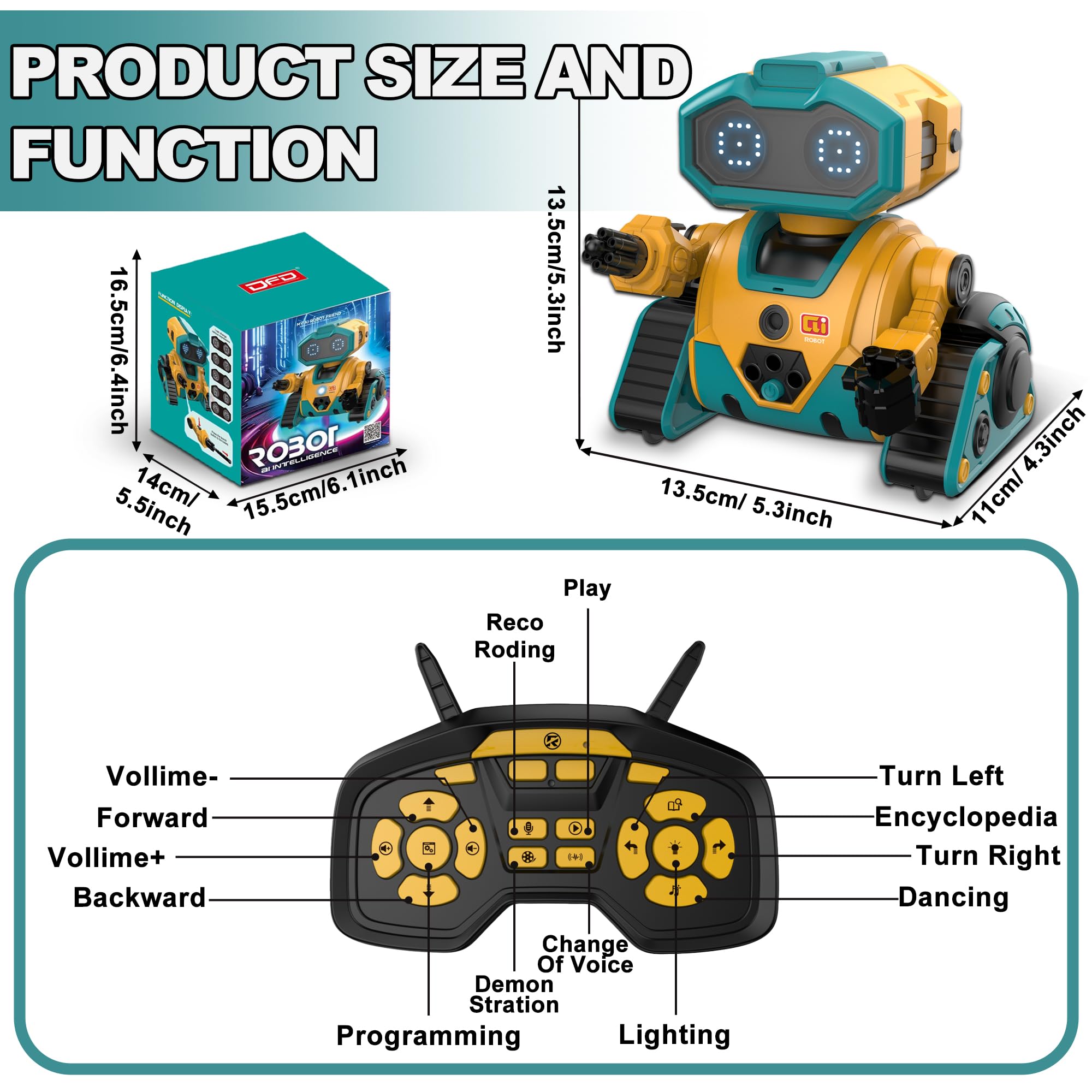 BYTEWAR robot toy programmable sequence showcases early STEM exploration.