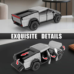 BYWBRICKIFY light-up off-road truck open trunks for accessory storage display