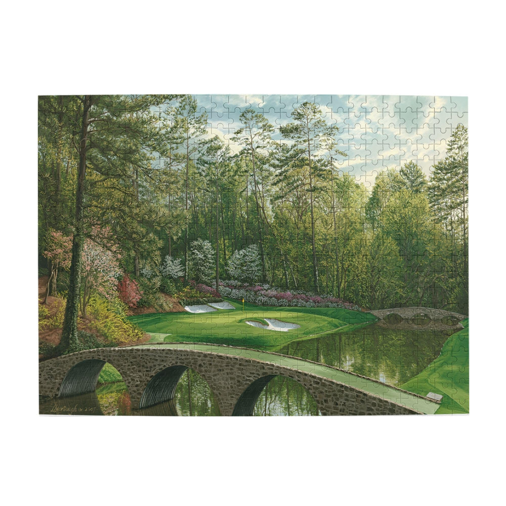 BzcjLyhbZ Augusta National Golf puzzle pieces—500-piece set for adult-focused relaxation.