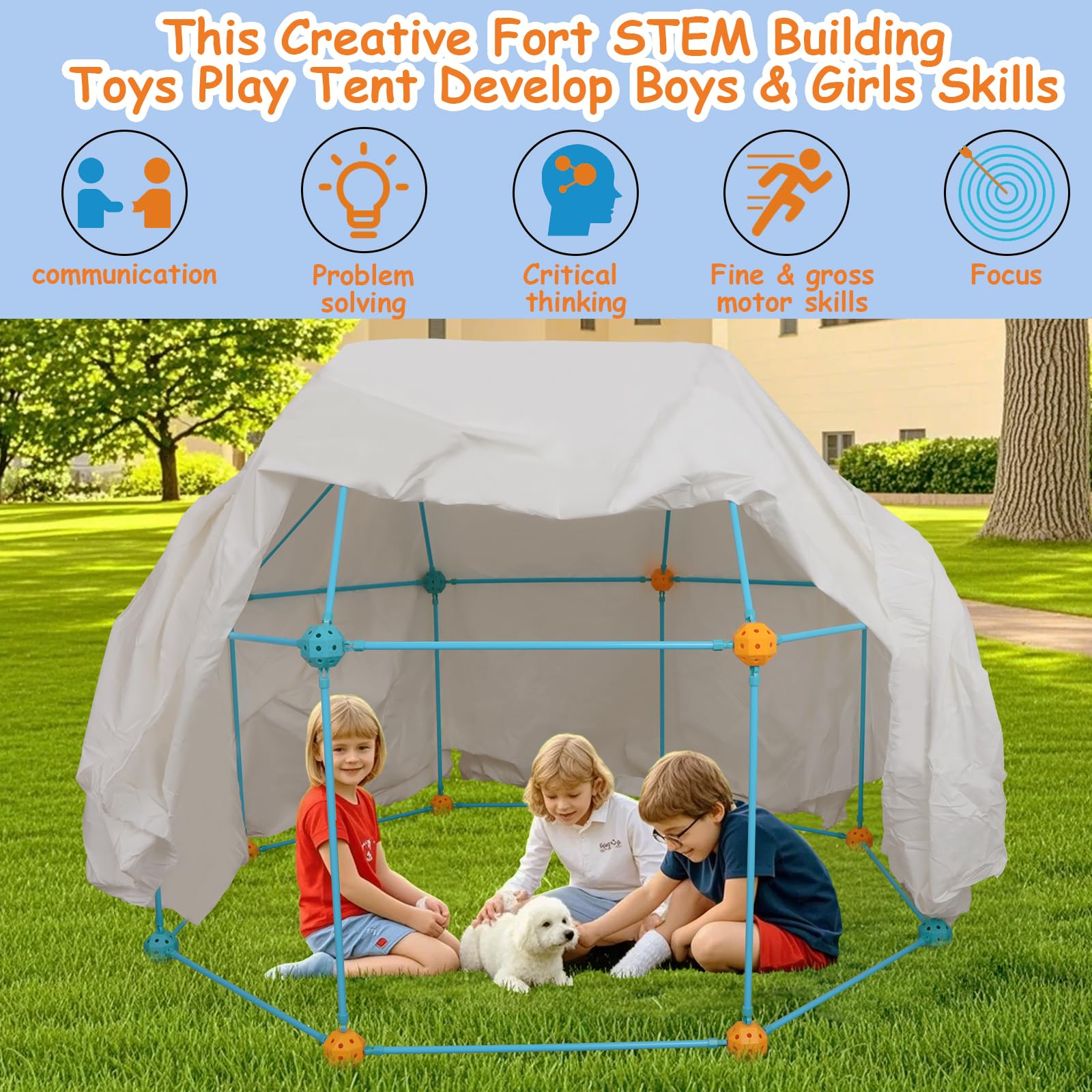 BZseed fort kit tunnel configuration showing collaborative building and engineering exploration.