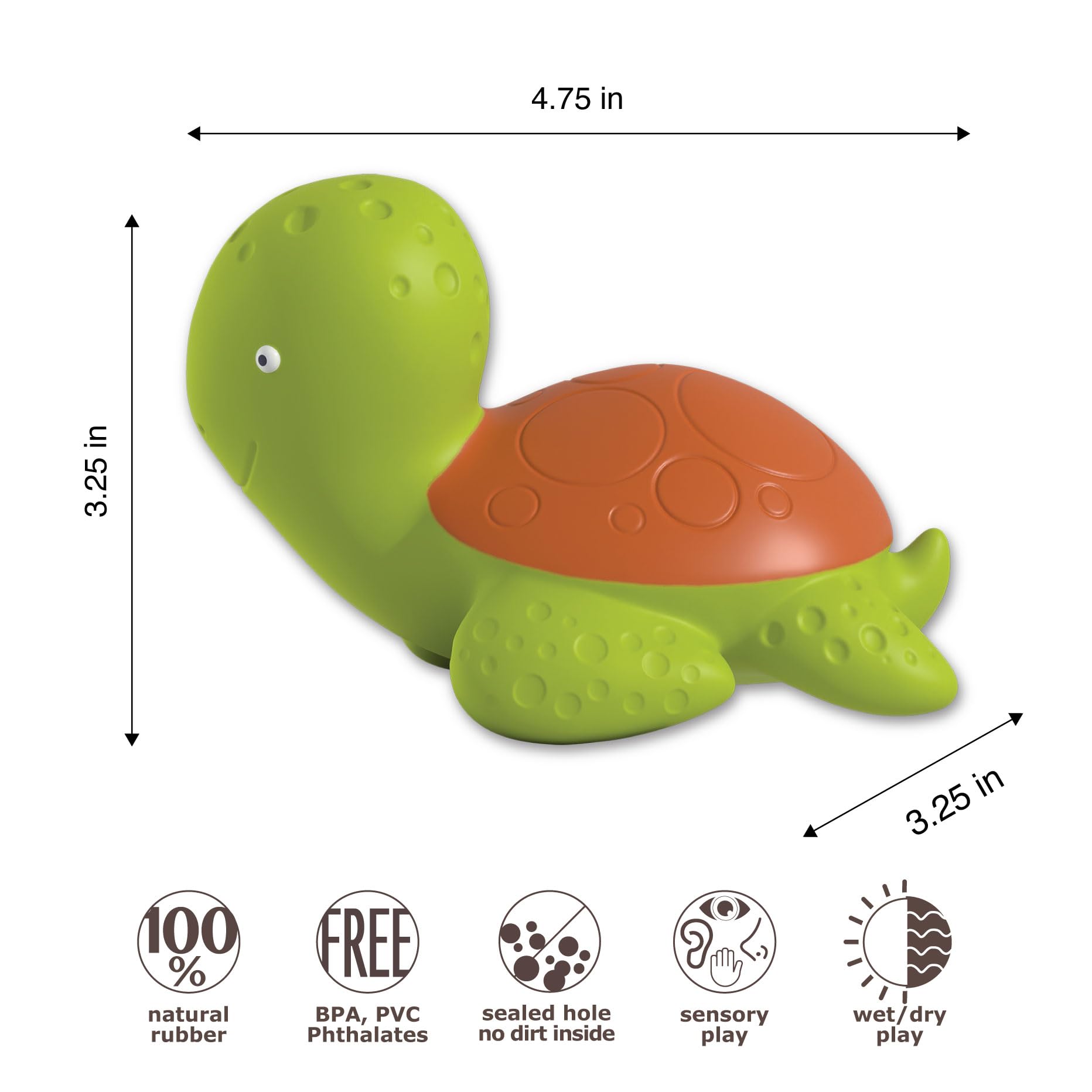 caaocho Mele pure natural rubber material for safe, durable play