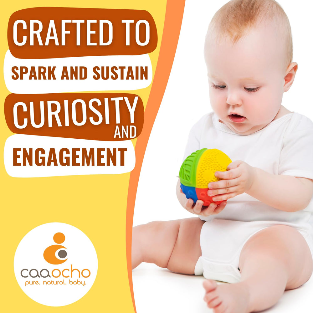 caaocho Natural rubber material highlights safety and long-lasting play.