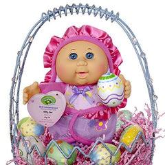 Cabbage Patch Kids swaddler showing a removable purple stripe swaddle blanket.