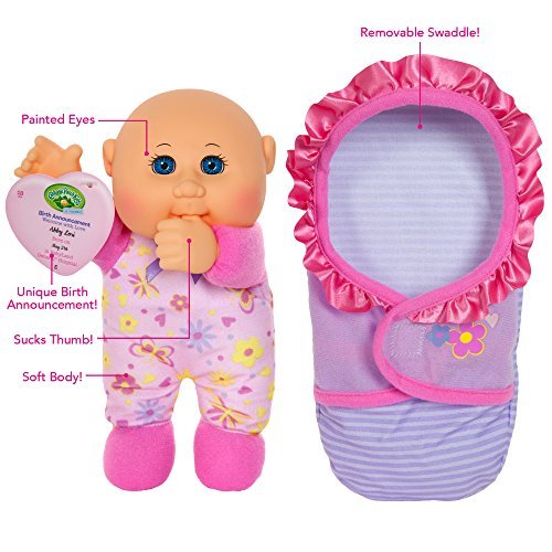 Cabbage Patch Kids doll featuring thumb-sucking action for soothing play.