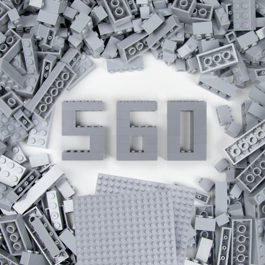 Cabeeskii 560-piece gray blocks for versatile building fun and learning