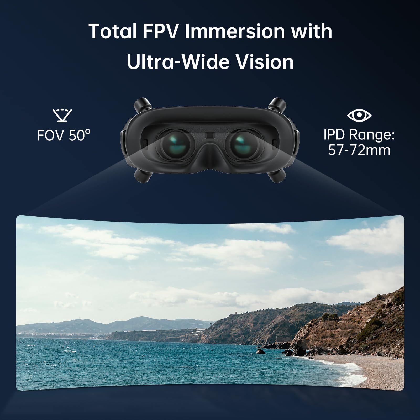 Universal compatibility with Walksnail Pro, Moonlight, and Standard Kits in CADDXFPV Avatar X