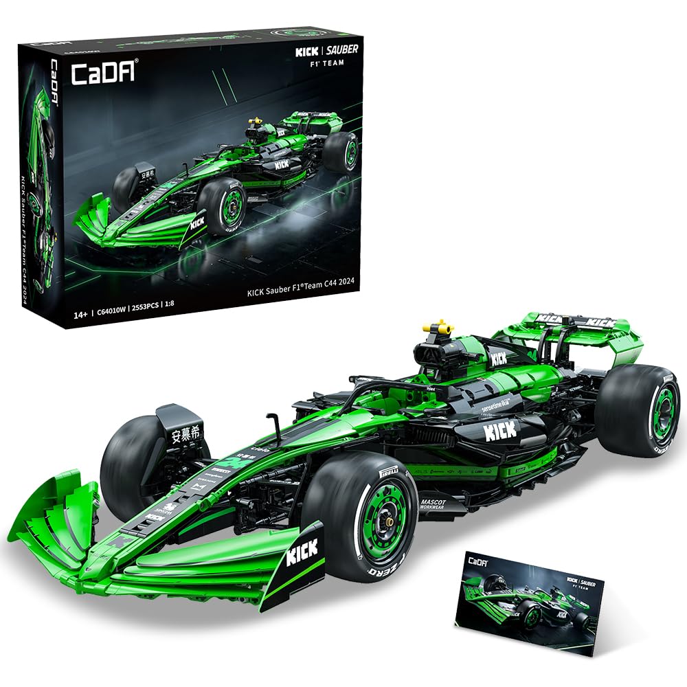 CaDA Sauber C44 1:8 front view showing scale and display impact