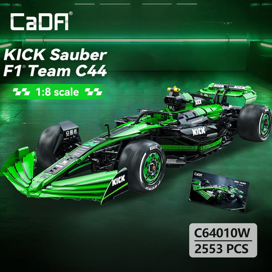 CaDA Sauber C44 side profile highlighting sleek aerodynamics and detailing
