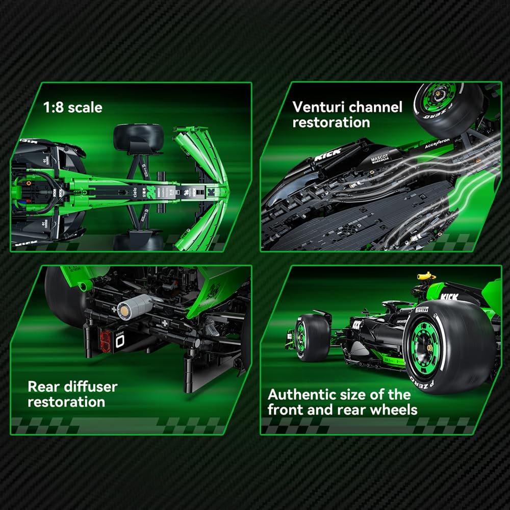 CaDA Sauber C44 wheel and tires close-up for realistic suspension visuals