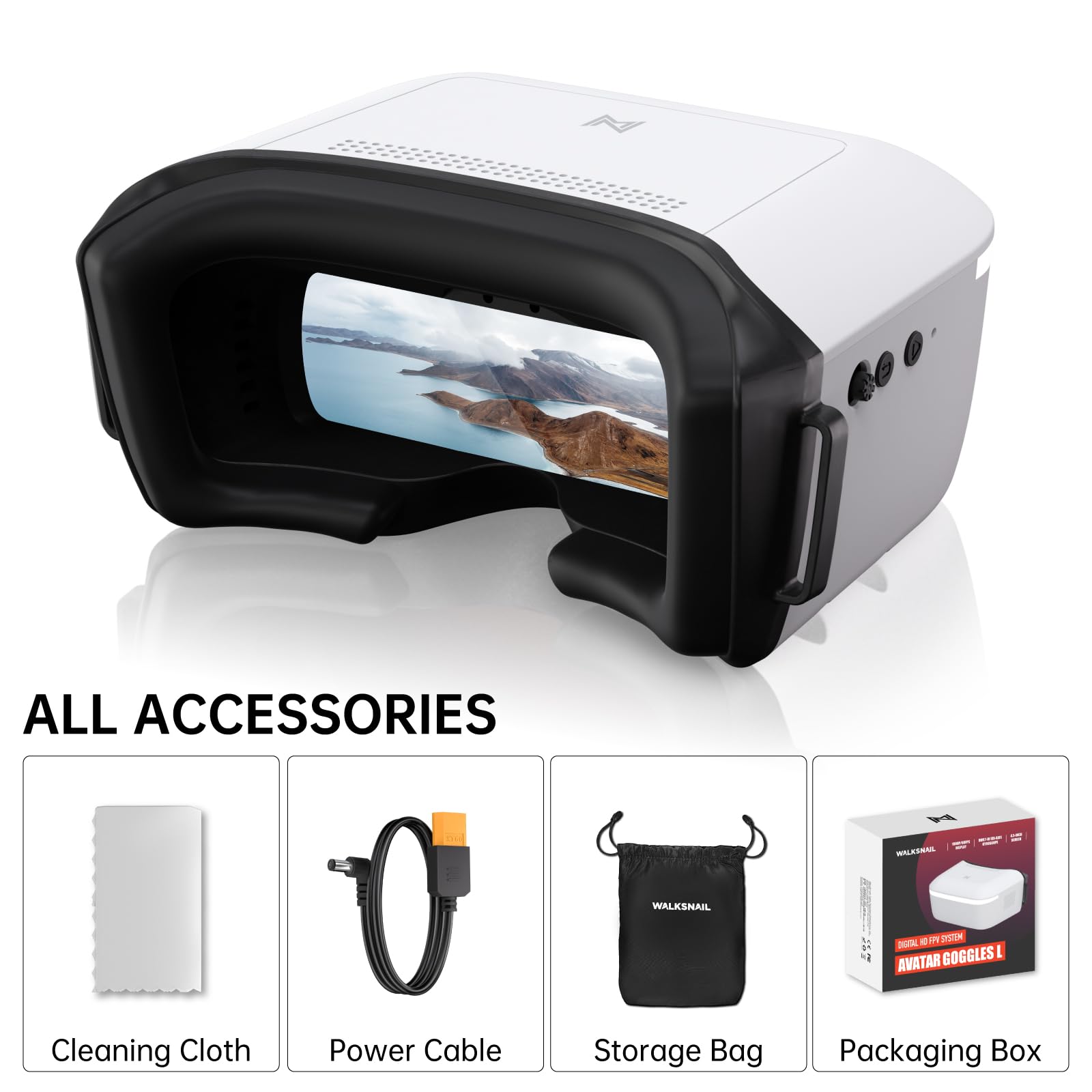 CADDXFPV Avatar soft faceplate and lenses improve long flight comfort