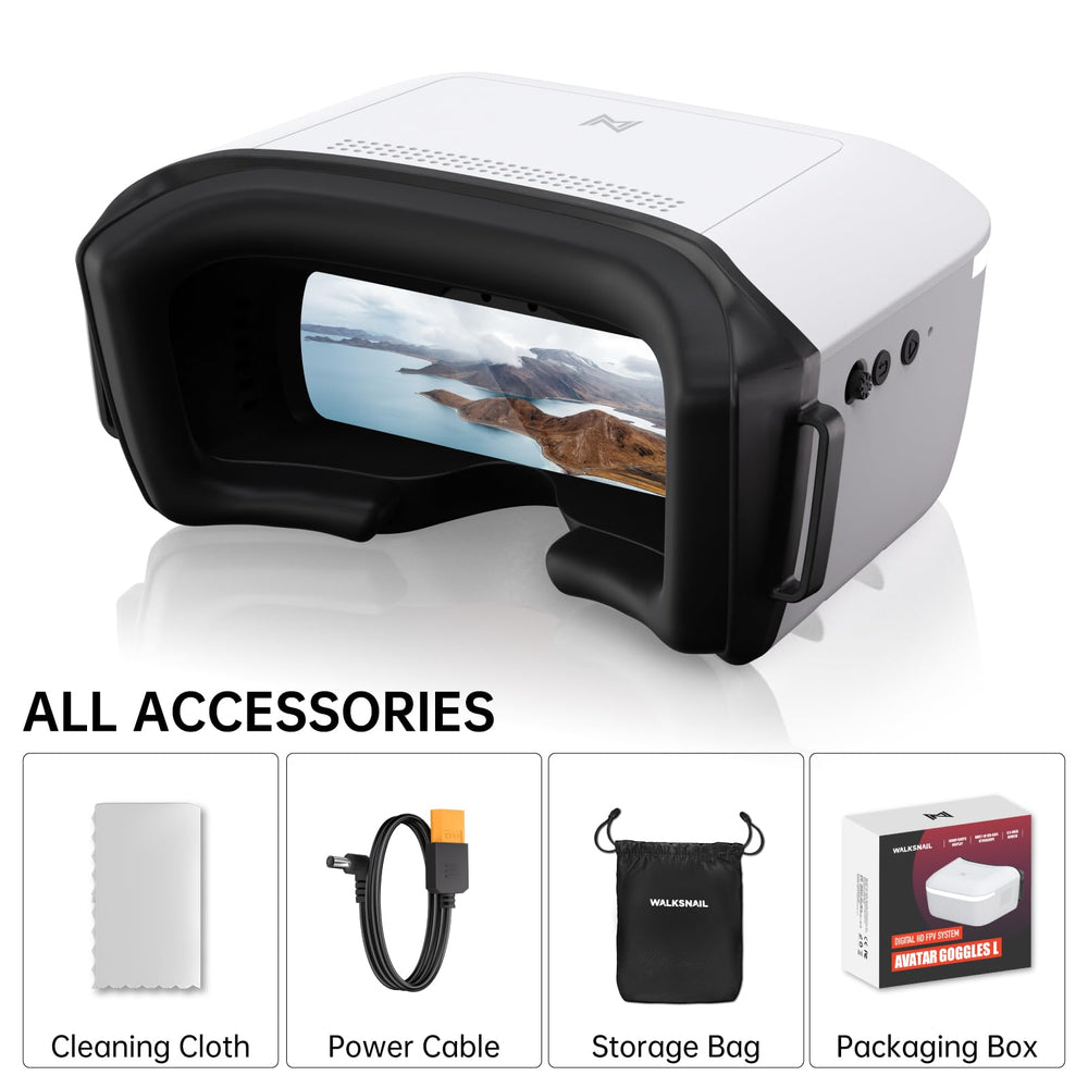 CADDXFPV Avatar soft faceplate and lenses improve long flight comfort