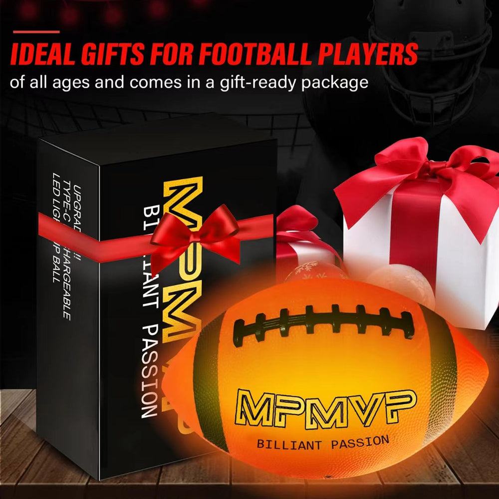 Cadyaw glow football gift ready packaging suitable for teens