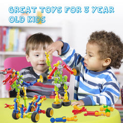 Caferria colorful building blocks support color recognition and spatial thinking.