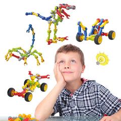 Caferria Kids Building Kit tools image shows included building tools in action.