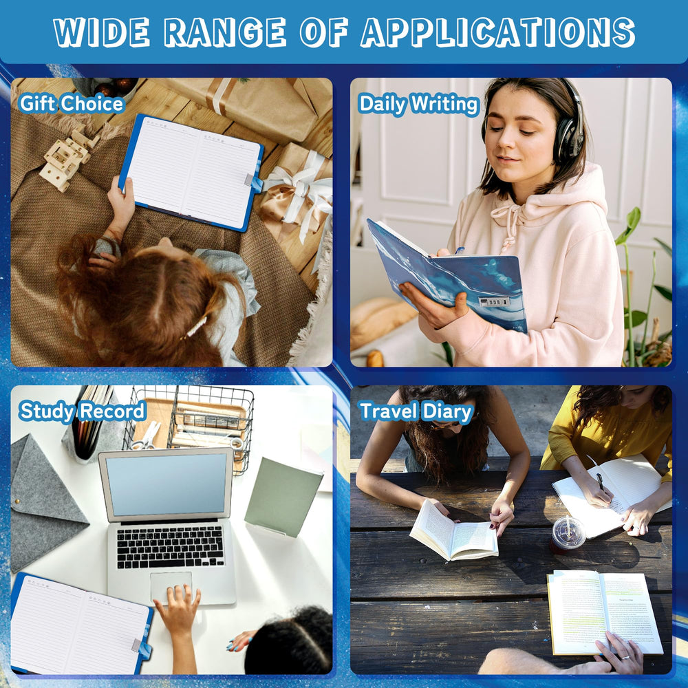 CAGIE diary lock waterproof cover protects contents on the go.