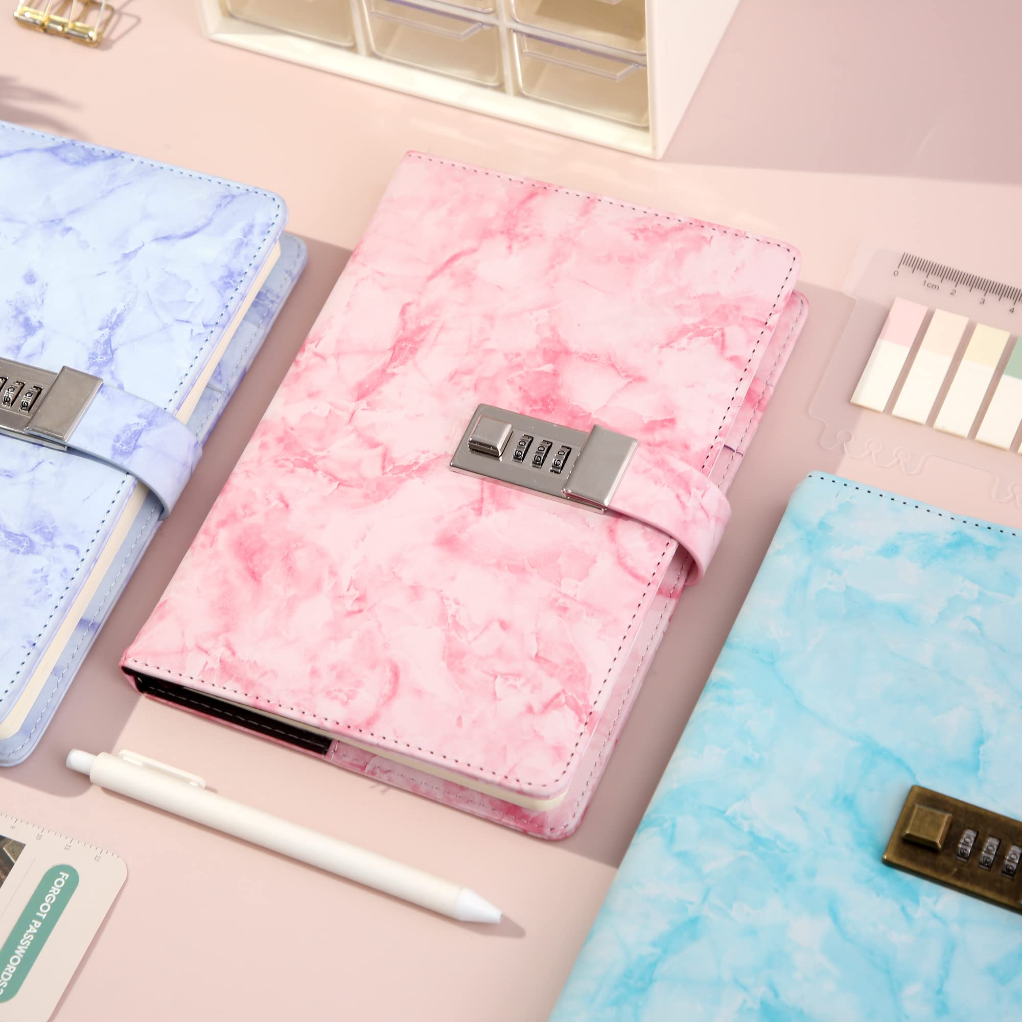 CAGIE Diary waterproof PU leather cover resists spills and wear