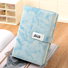 CAGIE Marble Diary ribbon bookmark keeps important notes accessible.