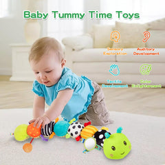 CAHILON baby sensory caterpillar rattle body stimulates auditory exploration