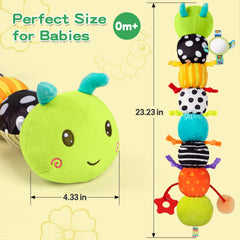 CAHILON car-ride playtime caterpillar offers soothing sounds on the go