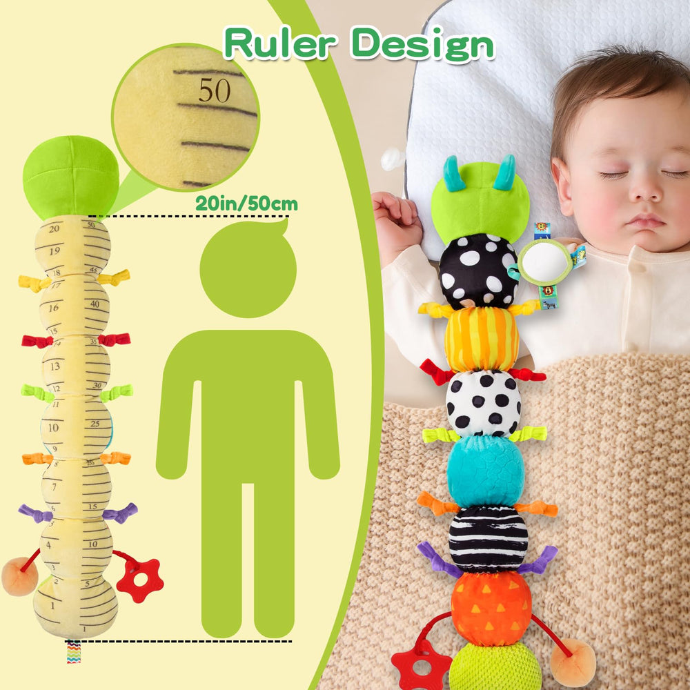 CAHILON teething-friendly caterpillar supports teething while entertaining with sounds
