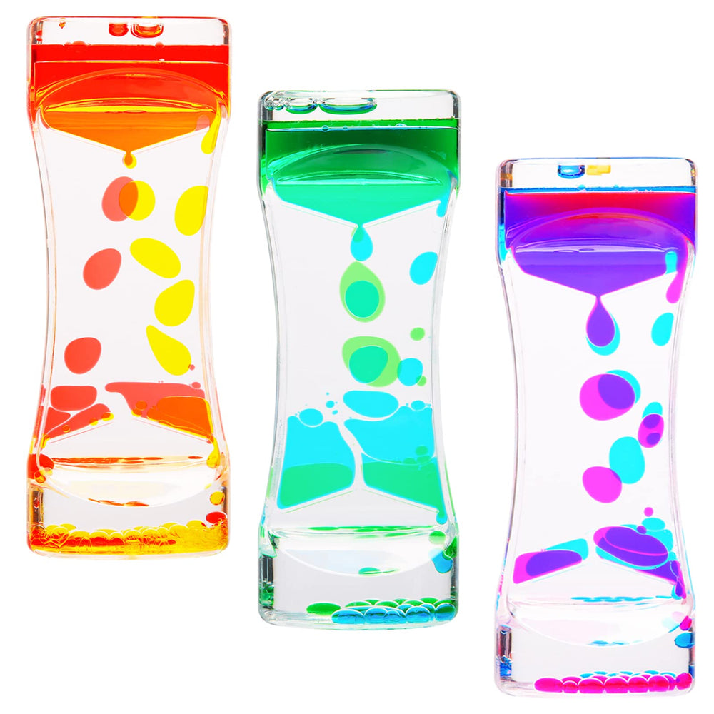 CAILINK Liquid Motion Bubbler blue-green timer calms desk breaks with colorful bubbles.